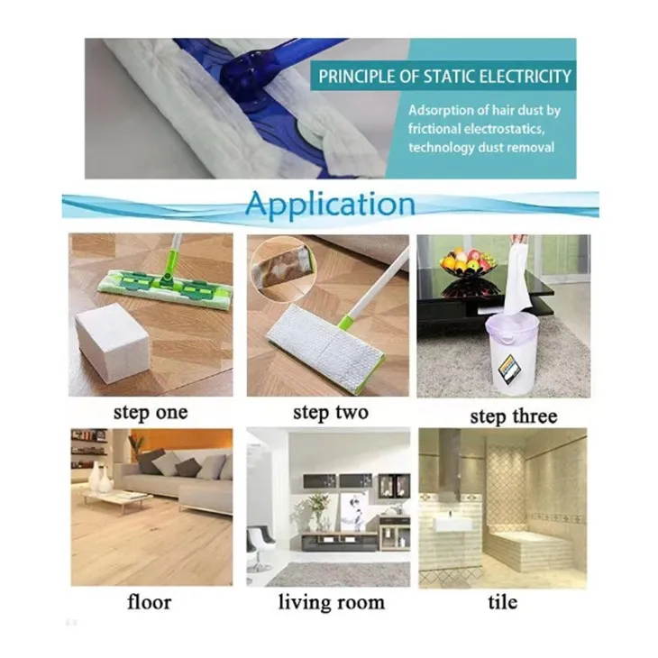 Electrostatic Disposable Floor Cloths 3